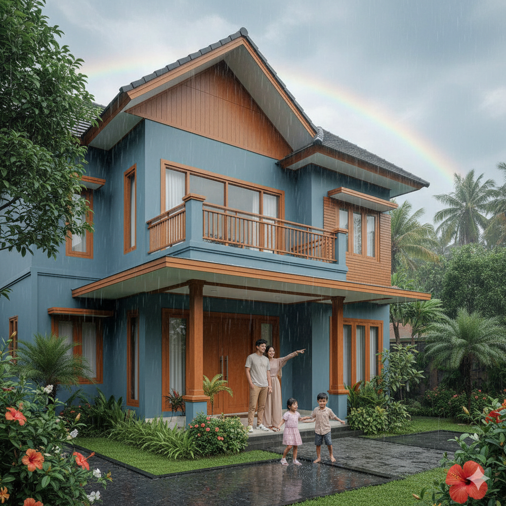 Cat Eksterior Tahan Cuaca: Perisai Indah Hunianmu