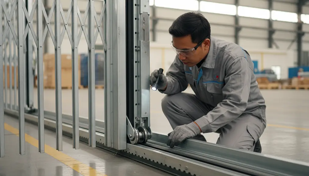 Tips Memilih Folding Gate Anti Macet dan Tahan Cuaca untuk Gudang Industri