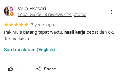 Testimoni Pelanggan Home Steril