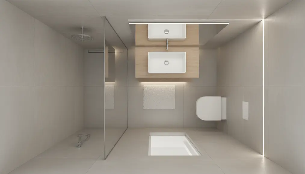 Strategi Desain Wet dan Dry Area untuk Kamar Mandi 1.5x2