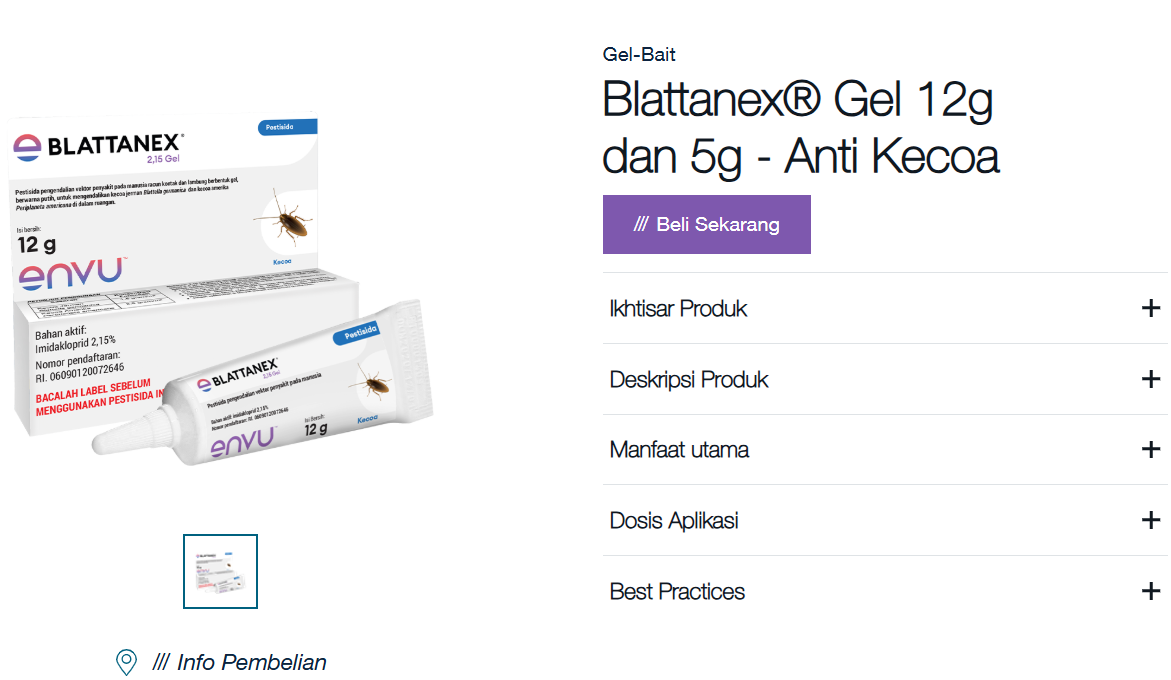 3. Bayer Blattanex (Bayer Cockroach Gel)