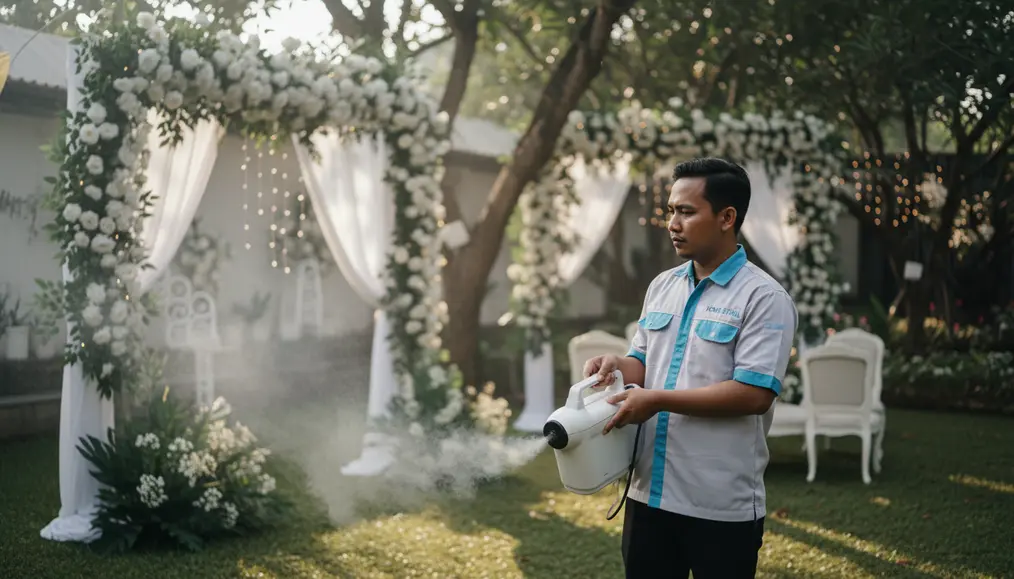 Pentingnya Memilih Jasa Fogging Acara Wedding yang Tepat