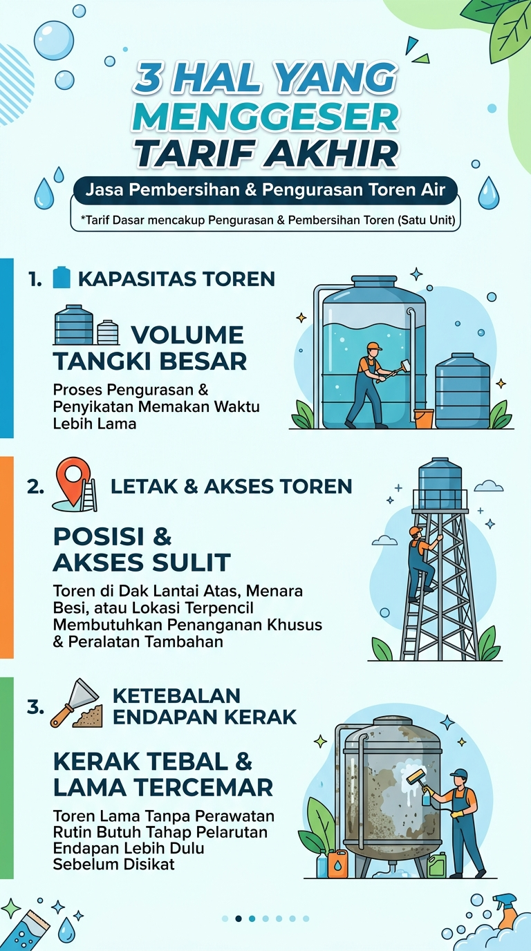 Infografik :Tiga Hal yang Menggeser Tarif Akhir