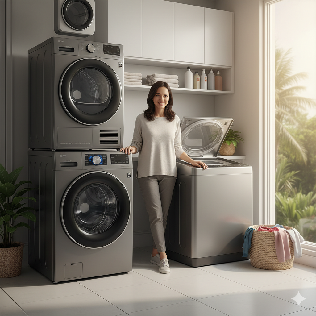 Jenis Mesin Cuci Modern