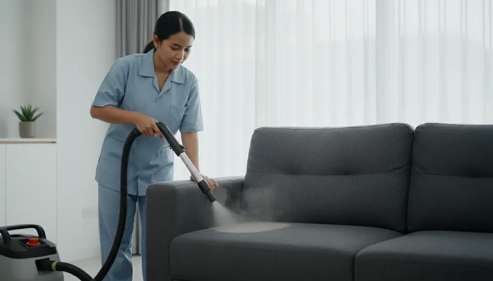 Proses Cuci Sofa Berbasis Uap: Tahapan dari Awal hingga Akhir