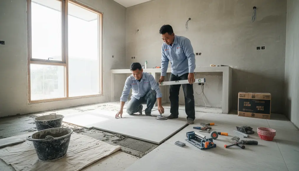 Layanan Profesional Pasang Granit & Homogenous Tile di Tangerang