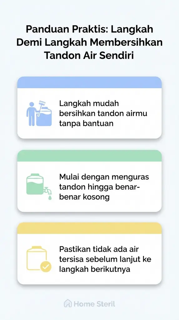 Panduan Praktis: Langkah Demi Langkah Membersihkan Tandon Air Sendiri