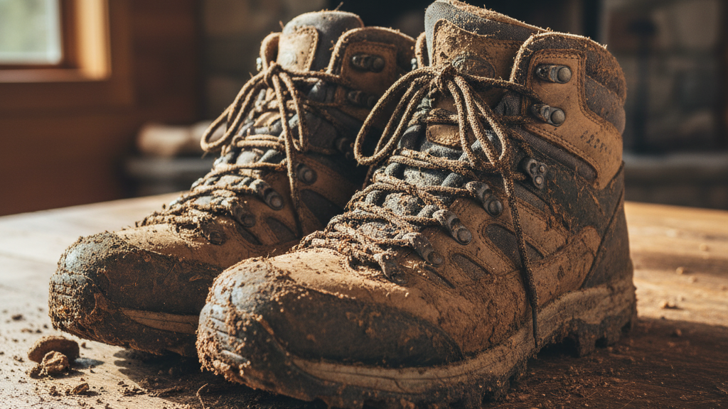 Persiapan Awal Sebelum Mencuci Sepatu Gunung Sendiri