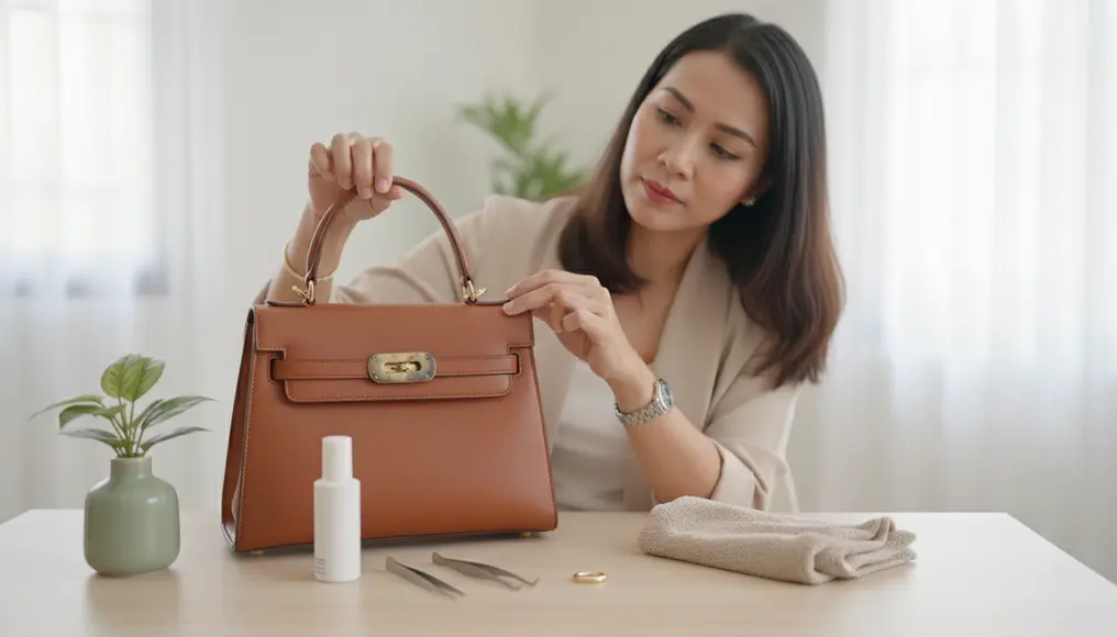 Perbaikan Hardware Tas: Poles Logam Berkarat & Ganti Aksesoris