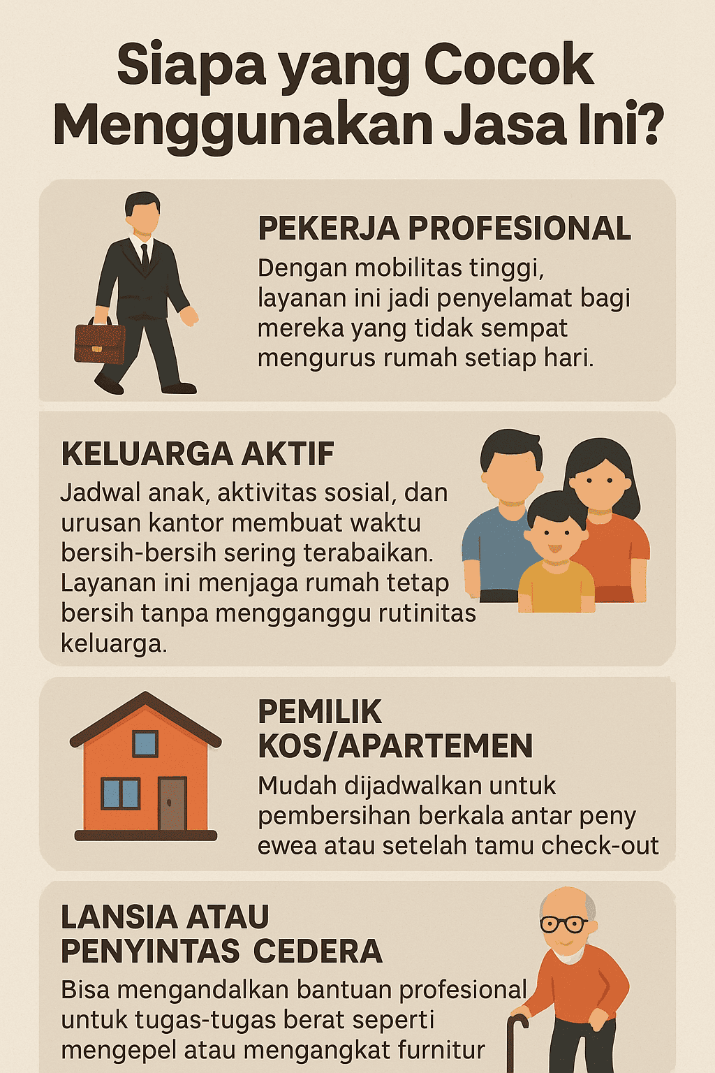 Infografik: Siapa yang Cocok Menggunakan Jasa Ini?