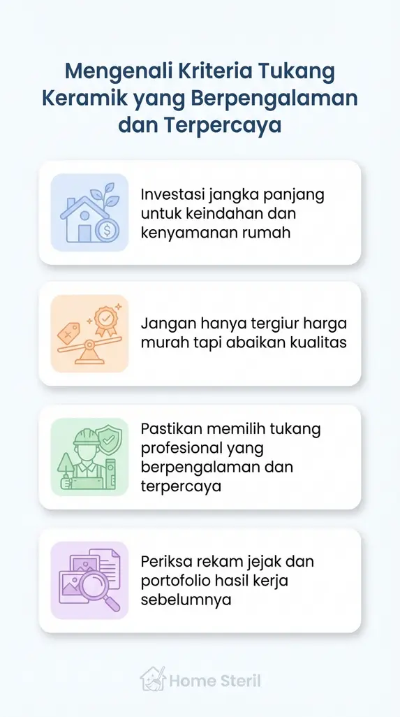 Mengenali Kriteria Tukang Keramik yang Berpengalaman dan Terpercaya