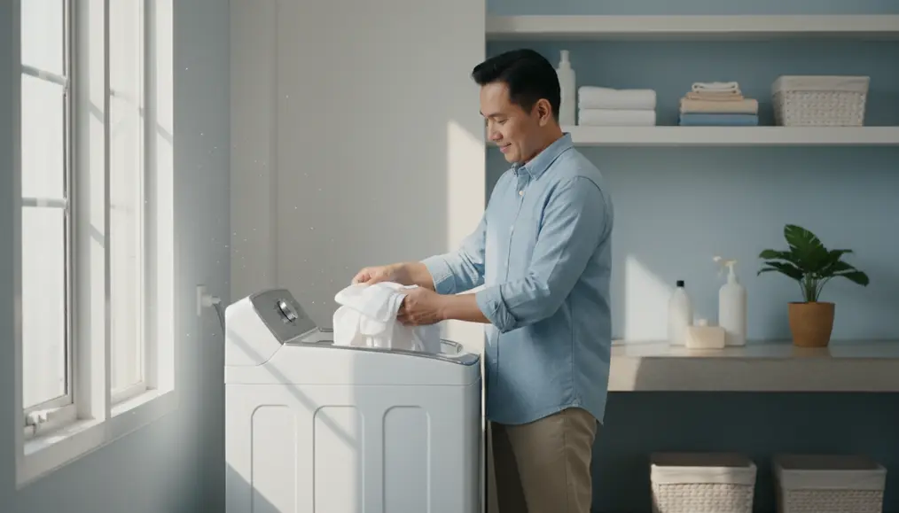 Mengapa kamu harus memilih jasa Bersihkan Mesin Cuci Top Loading di Home Steril?