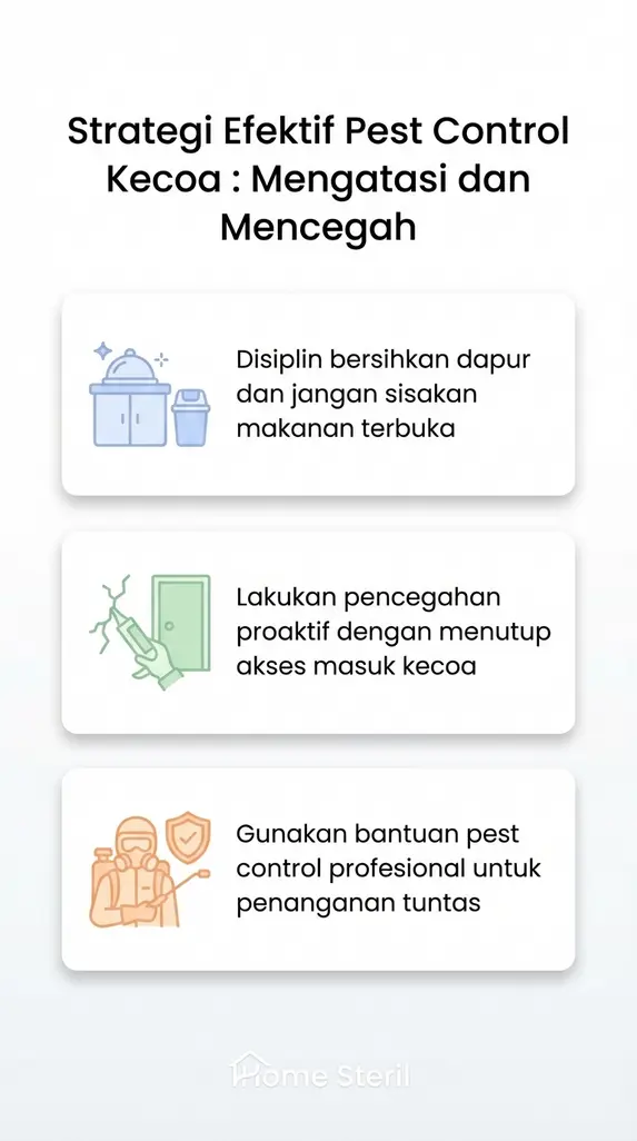Strategi Efektif Pest Control Kecoa : Mengatasi dan Mencegah