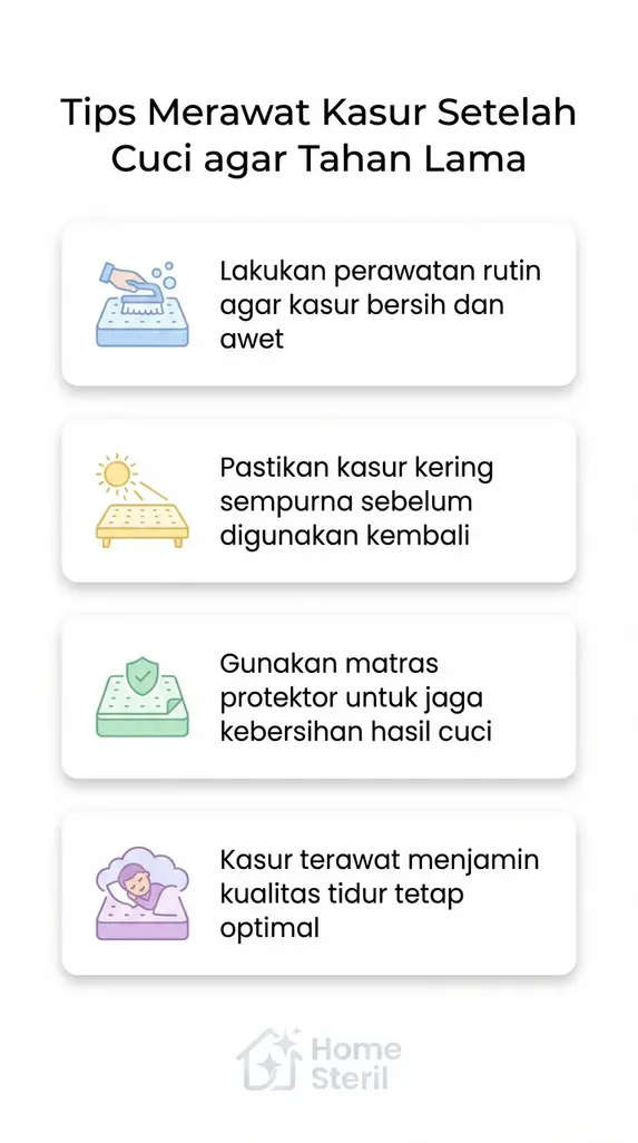 Tips Merawat Kasur Setelah Cuci agar Tahan Lama