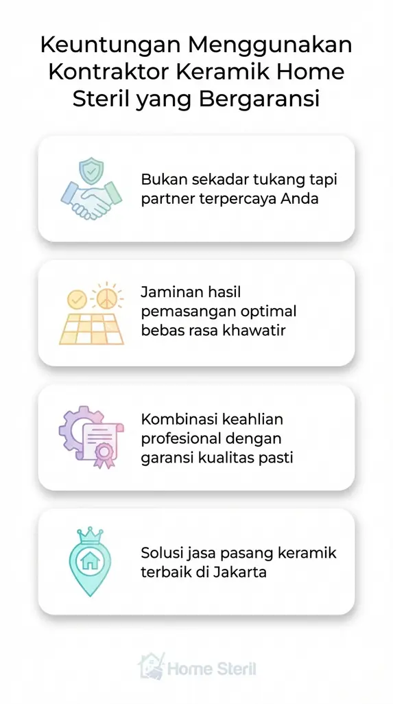 Keuntungan Menggunakan Kontraktor Keramik Home Steril yang Bergaransi