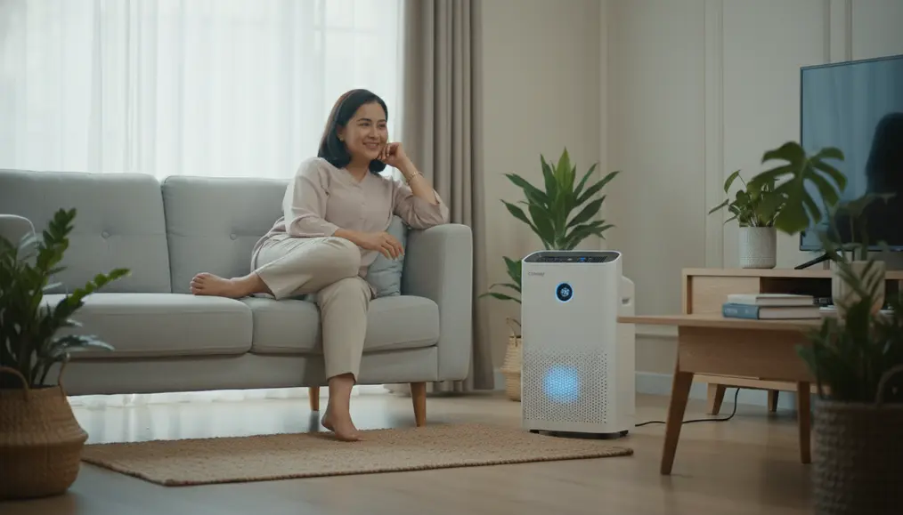 Kumpulan testimoni kepuasan pelanggan Home Steril setelah pembersihan menyeluruh air purifier Coway mereka - home-steril.com