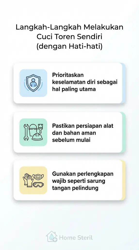 Langkah-Langkah Melakukan Cuci Toren Sendiri (dengan Hati-hati)