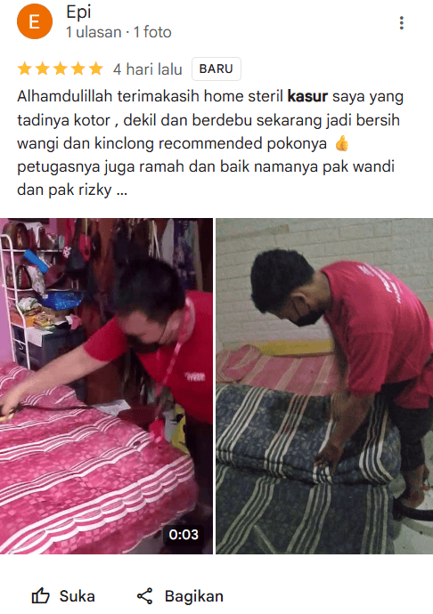 Review Pelanggan Home Steril
