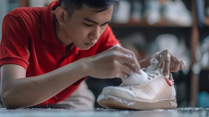 Beli travel kit liburan Sneakershoot untuk perawatan sepatu saat bepergian