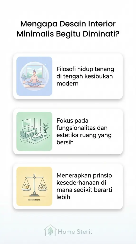Mengapa Desain Interior Minimalis Begitu Diminati?