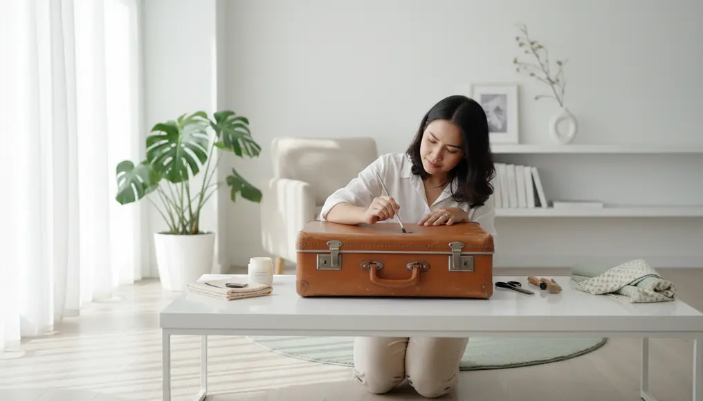 Restorasi Koper Vintage & Kulit: Cat Ulang & Ganti Furing