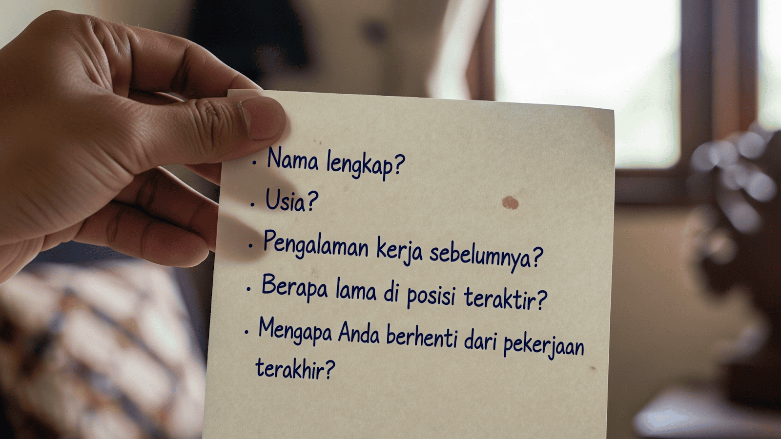 Pertanyaan Wawancara ART yang Harus Ditanyakan