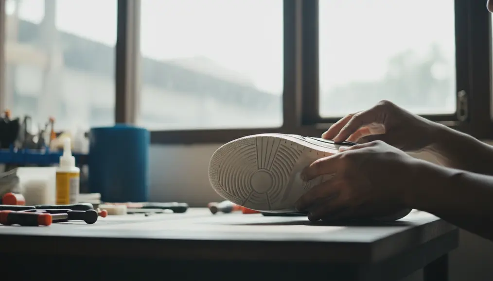 Proses Ganti Outsole Sepatu dengan Desain Kekinian