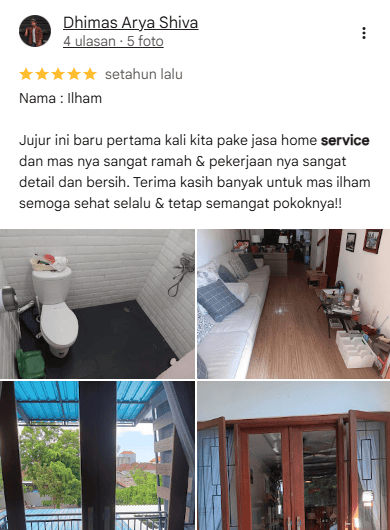 Testimonial Pelanggan Home Steril