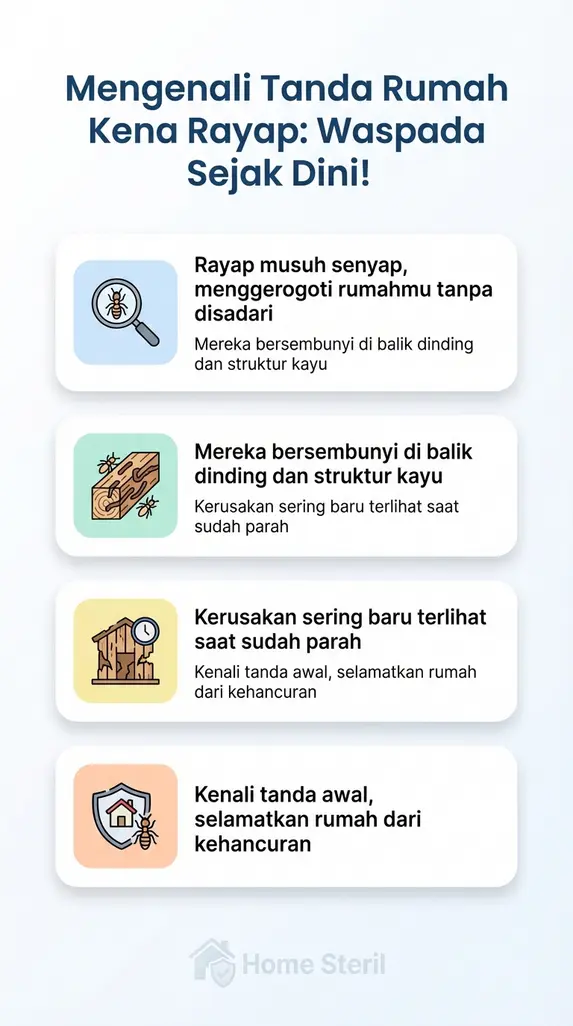 Mengenali Tanda Rumah Kena Rayap: Waspada Sejak Dini!