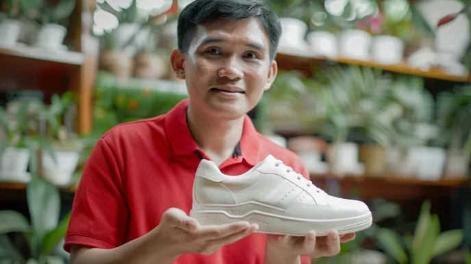 Cara membersihkan bagian lidah sepatu dan area tersembunyi lainnya