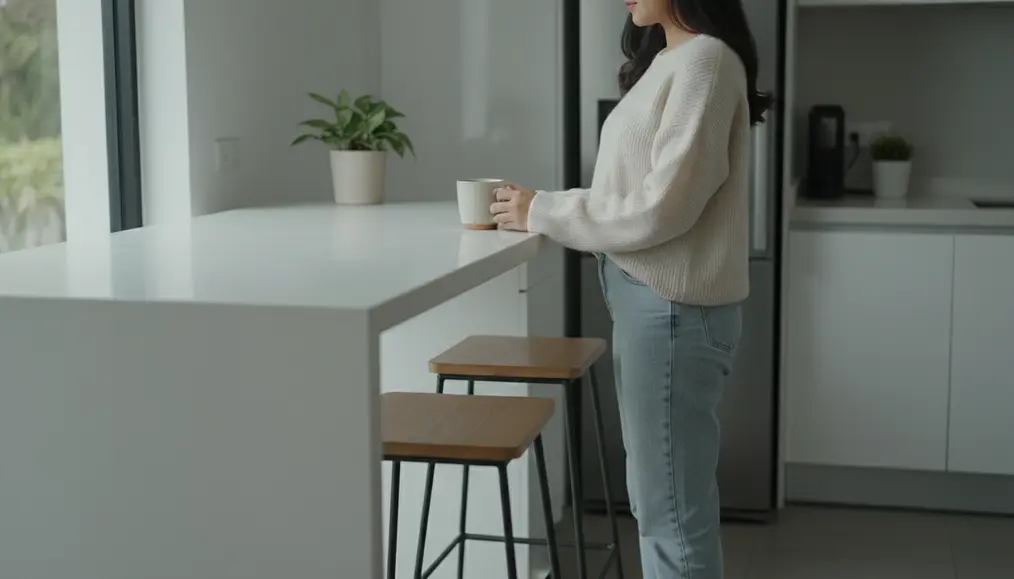 Inspirasi Desain Mini Bar di Dapur Kecil: Lebih dari Sekadar Meja Tambahan