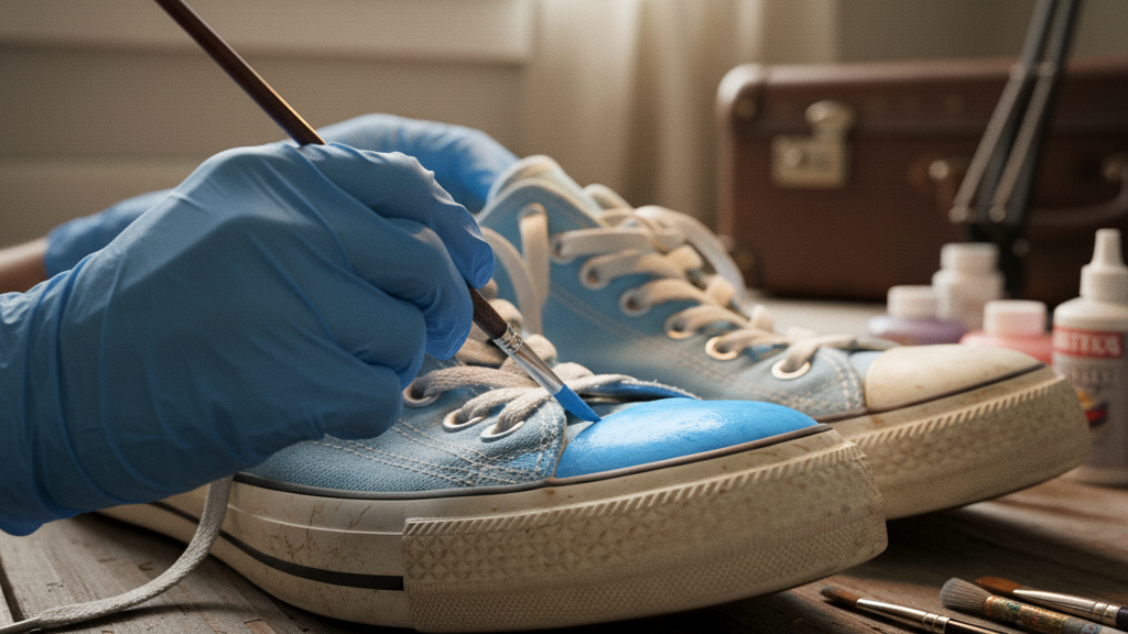 Langkah-Langkah Repaint Sepatu Vintage