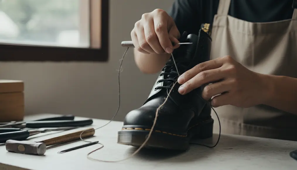 Proses Reparasi Boots: Dari Jahit Sol Welted hingga Penggantian Sol