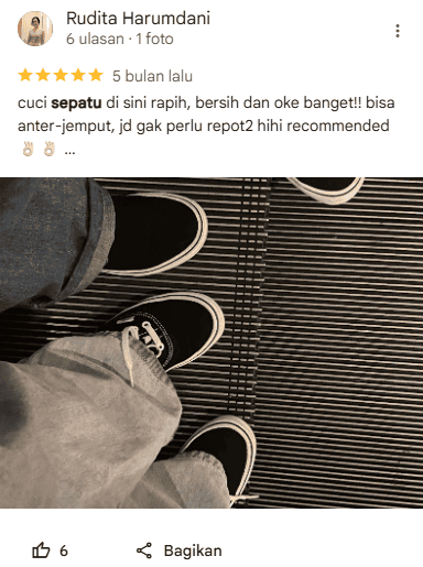 Rating Produk Sneakershoot terkait keamanan bahan: