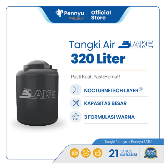 tandon air pennyu blake hitam proteksi sinar uv ekstrim standar SNI - home-steril.com