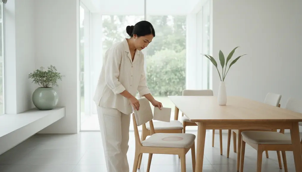 Ganti Kain Kursi Makan (Dining Chair) Noda Makanan