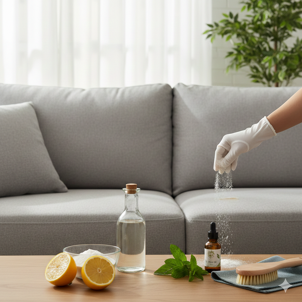 Bahan Alami untuk Membersihkan Sofa