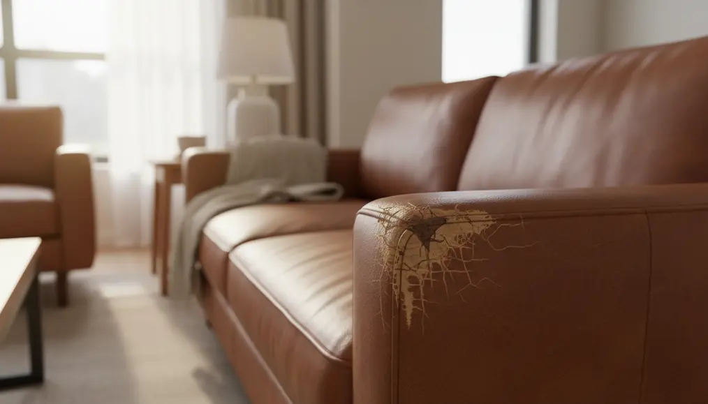 Mengapa Sofa Kulit Asli Anda Retak dan Perlu Restorasi?