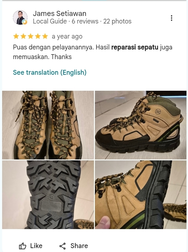 Testimoni Pelanggan Sneakershoot