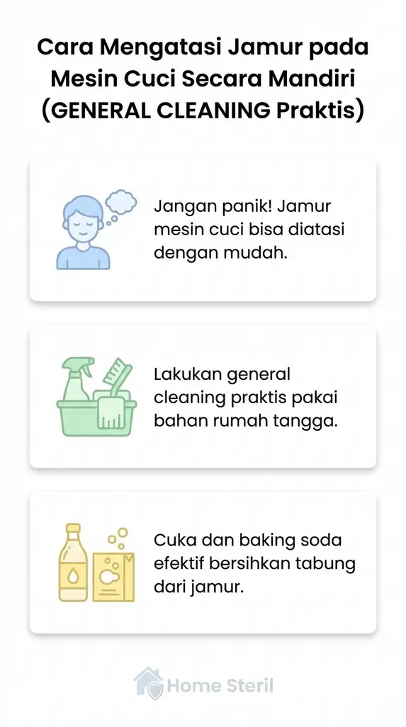 Cara Mengatasi Jamur pada Mesin Cuci Secara Mandiri (GENERAL CLEANING Praktis)