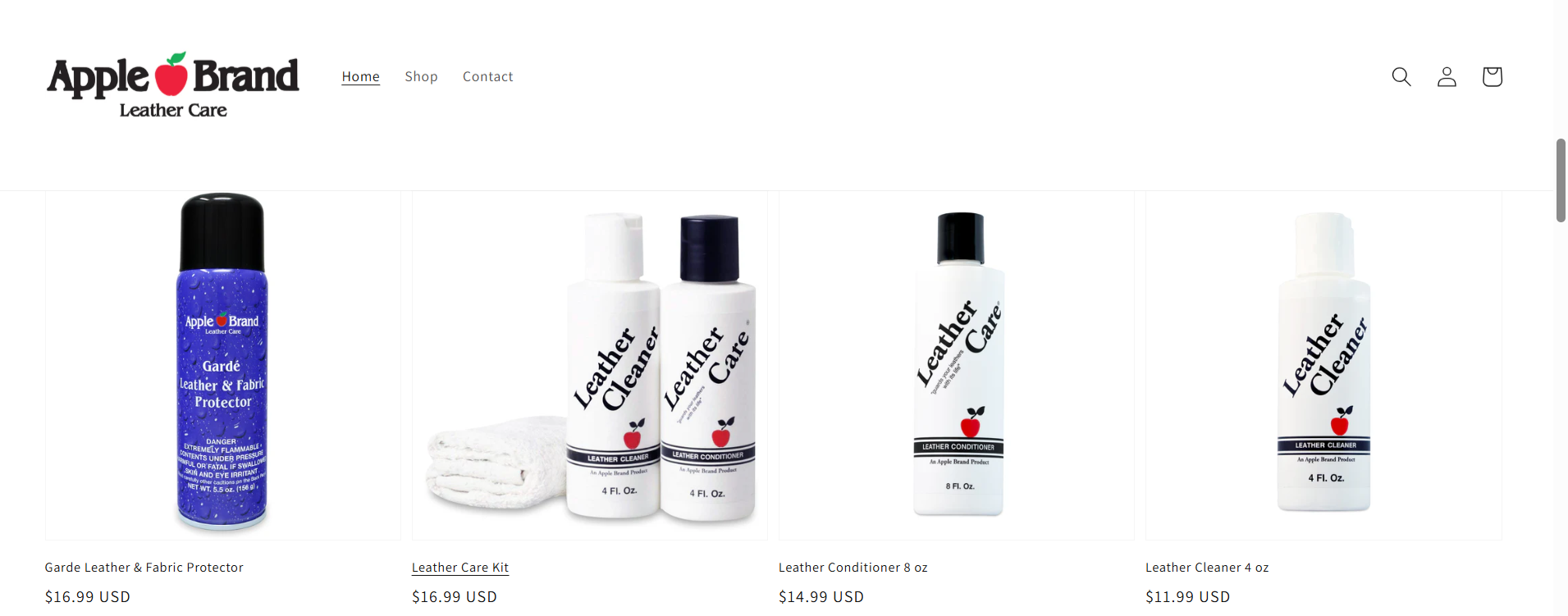 Apple Brand Leather Cleaner