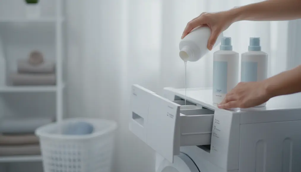 2. Gunakan Detergen dan Pelembut yang Tepat: Jaga Pakaian dan Mesin Tetap Prima