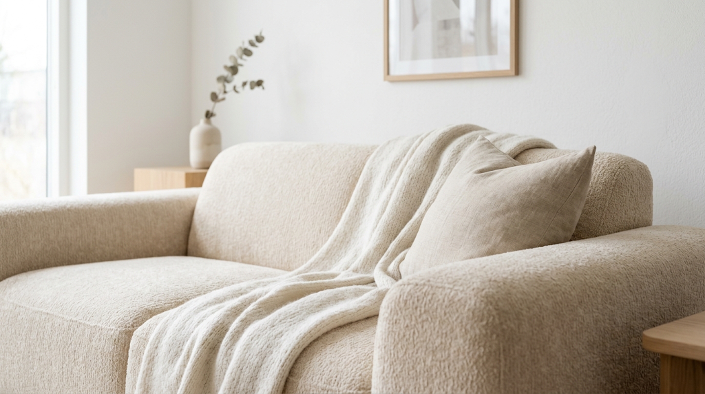 6. Sofa Chenille: Sentuhan Mewah dengan Perawatan Hati-hati