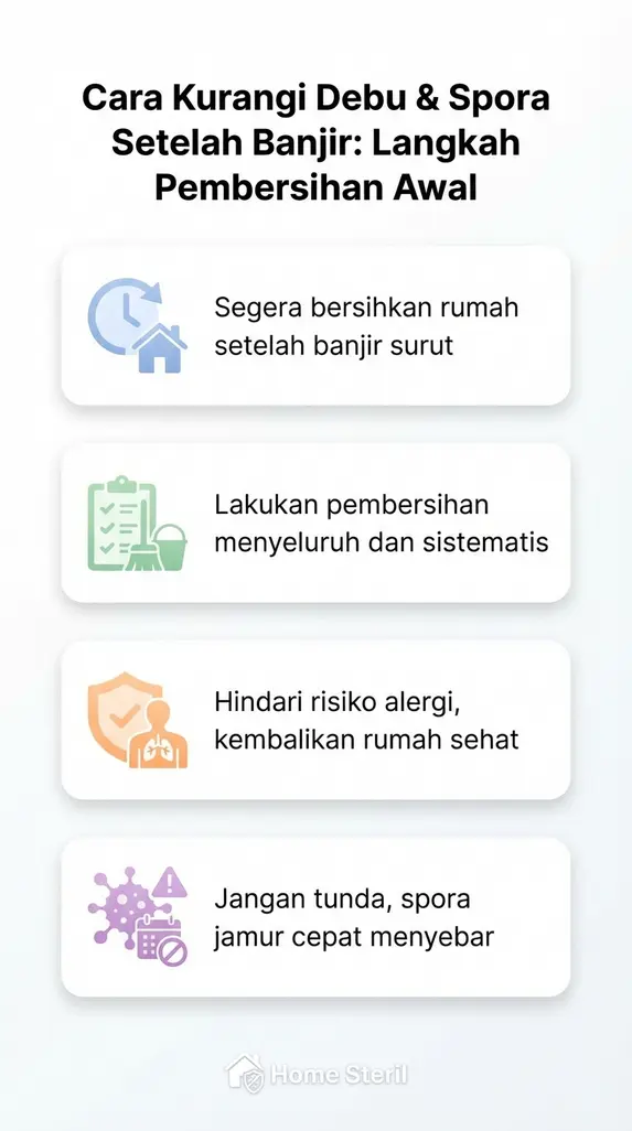 Cara Kurangi Debu & Spora Setelah Banjir: Langkah Pembersihan Awal