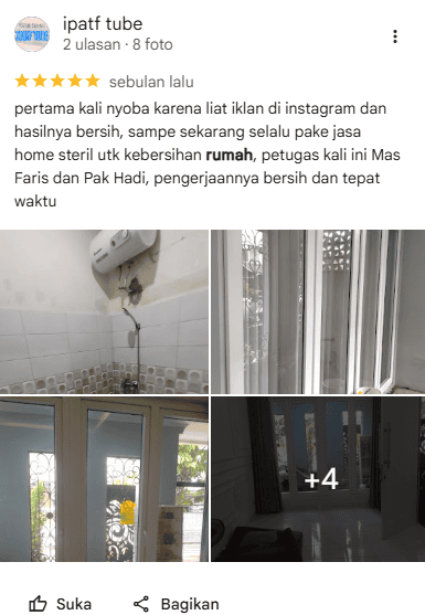 Review Pelanggan Home Steril
