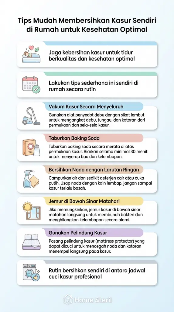 Tips Mudah Membersihkan Kasur Sendiri di Rumah untuk Kesehatan Optimal