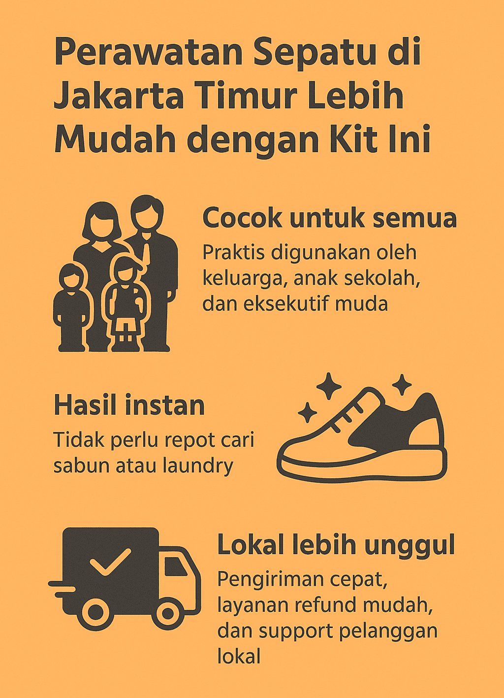 Infografik: Perawatan Sepatu di Jakarta Timur Lebih Mudah dengan Kit Ini