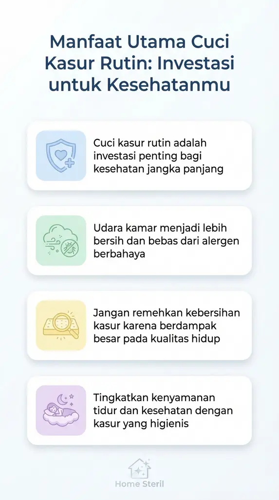 Manfaat Utama Cuci Kasur Rutin: Investasi untuk Kesehatanmu