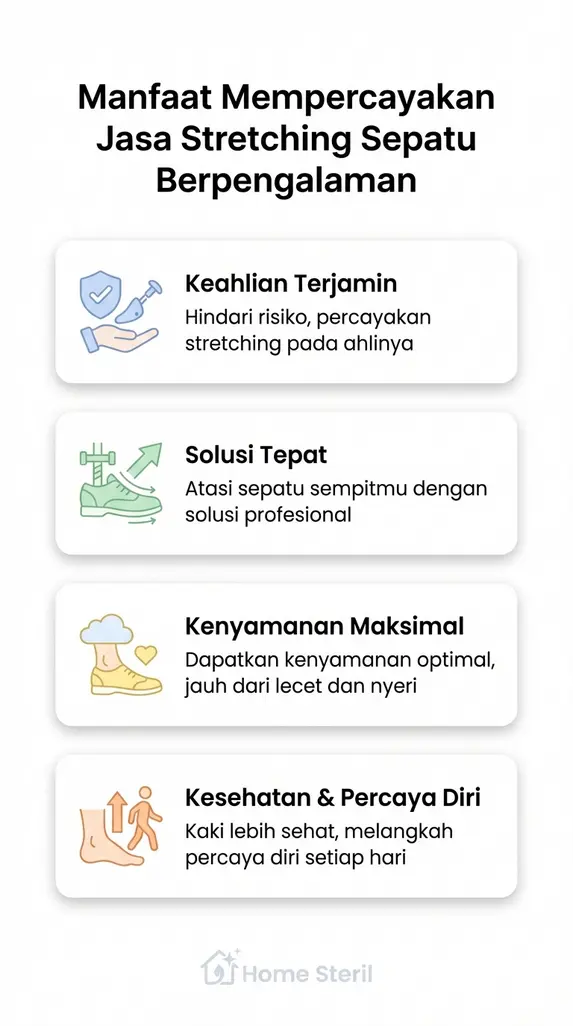 Manfaat Mempercayakan Jasa Stretching Sepatu Berpengalaman
