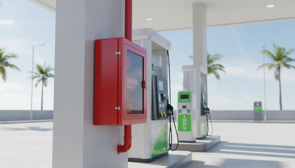 Mengapa Jasa Perawatan Fire Extinguisher System Vital untuk Pompa Bensin dan Gudang Kimia?